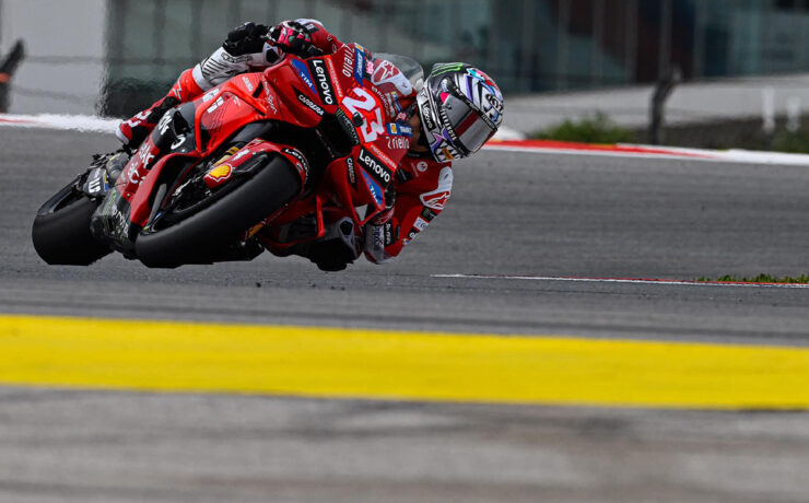 Enea Bastianini in sella alla Ducati MotoGP 2024