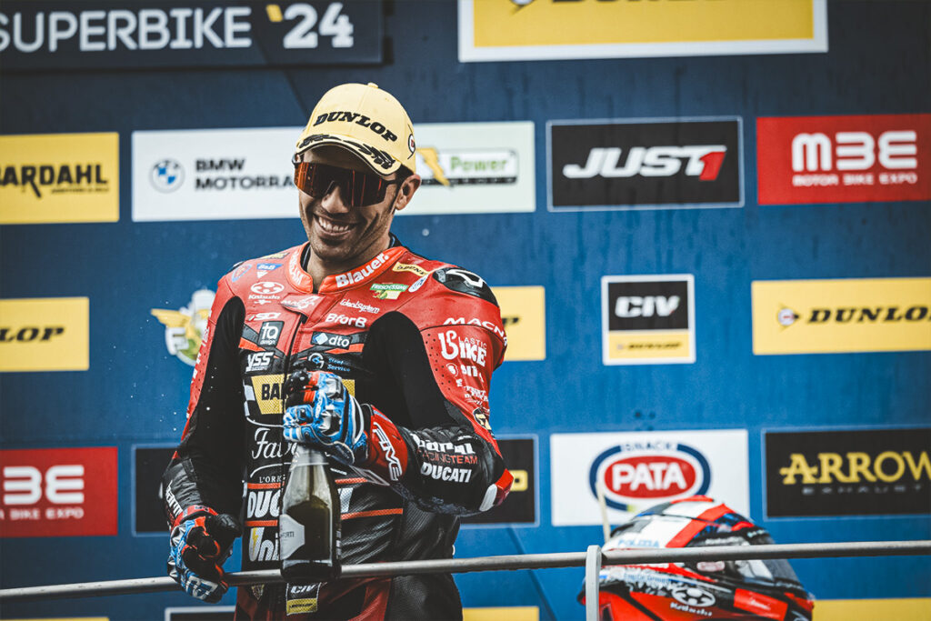 Michele Pirro in sella alla Ducati vince gara 2 del CIV al Mugello