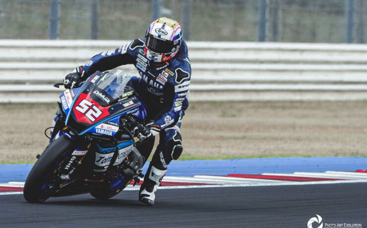 Alessandro Delbianco vince in sella alla sua Yamaha gara 2 del CIV al Misano World Circuit